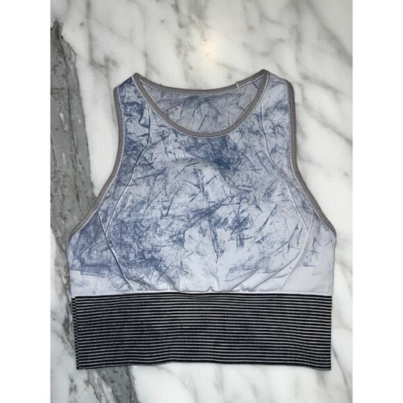 Lululemon Ebb to Train Bra Wash White / Black / Luna Size 4 - Picture 1 of 7